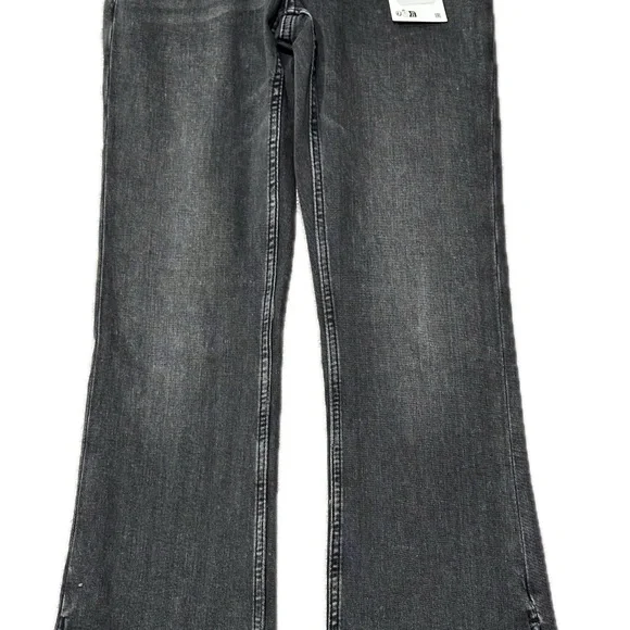 Zara Signature Collection Black/Grey denim flared jeans 13-14 yo (164 cm) - Picture 1 of 4